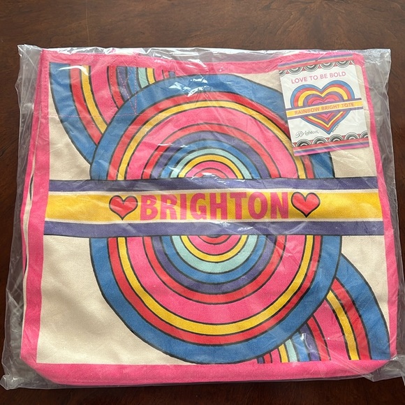 New, Brighton Rainbow Bright Tote bag with artist hand-sketched artwork - Picture 6 of 8